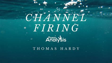 channel firing poem meaning|“Channel Firing” by Thomas Hardy: A Critical Analysis .